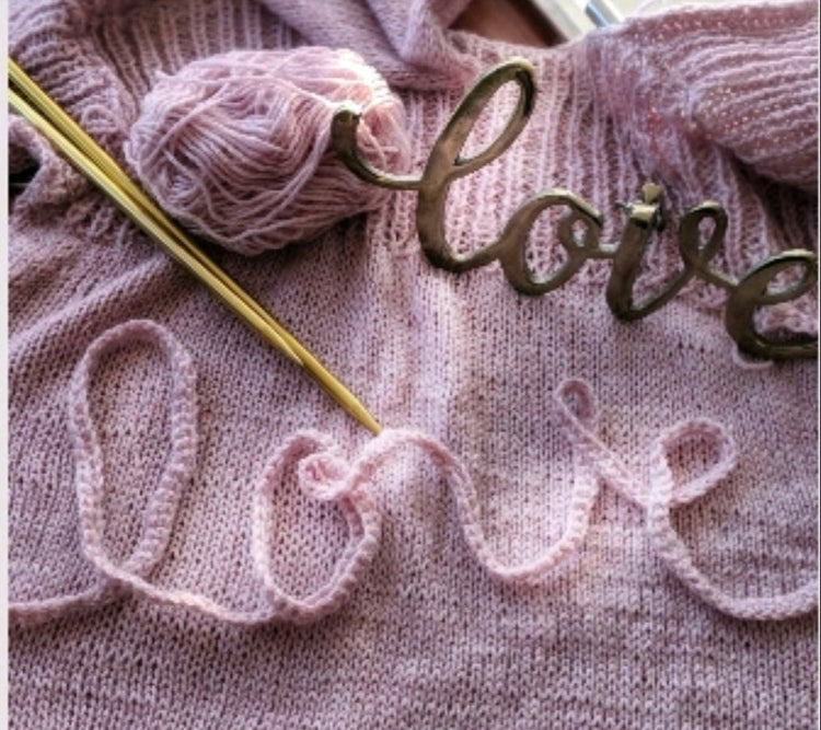 pink sweater