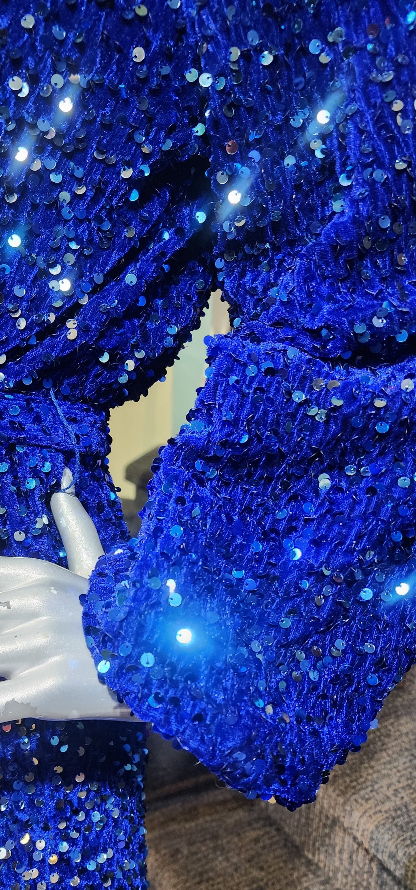 Evening Electric Blue Romper