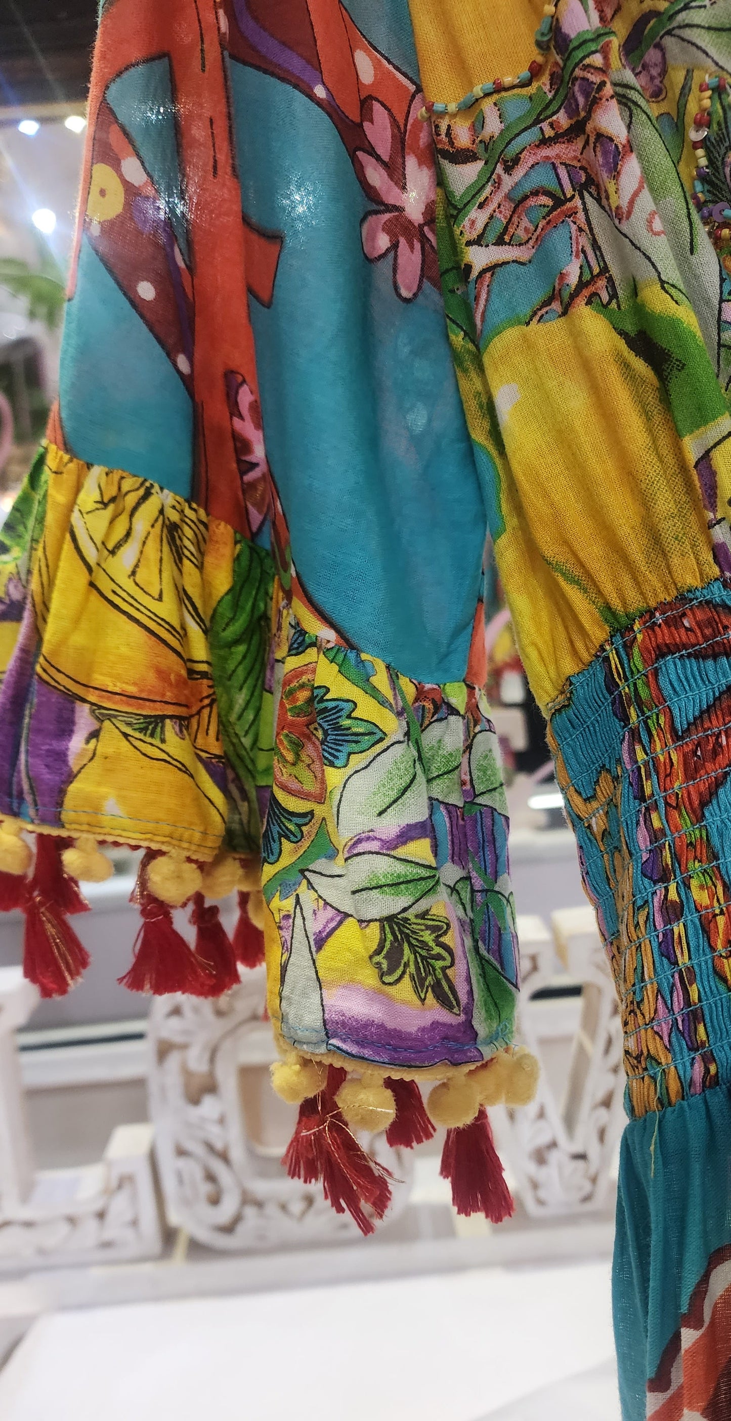 Amalfi multi colored flare dress