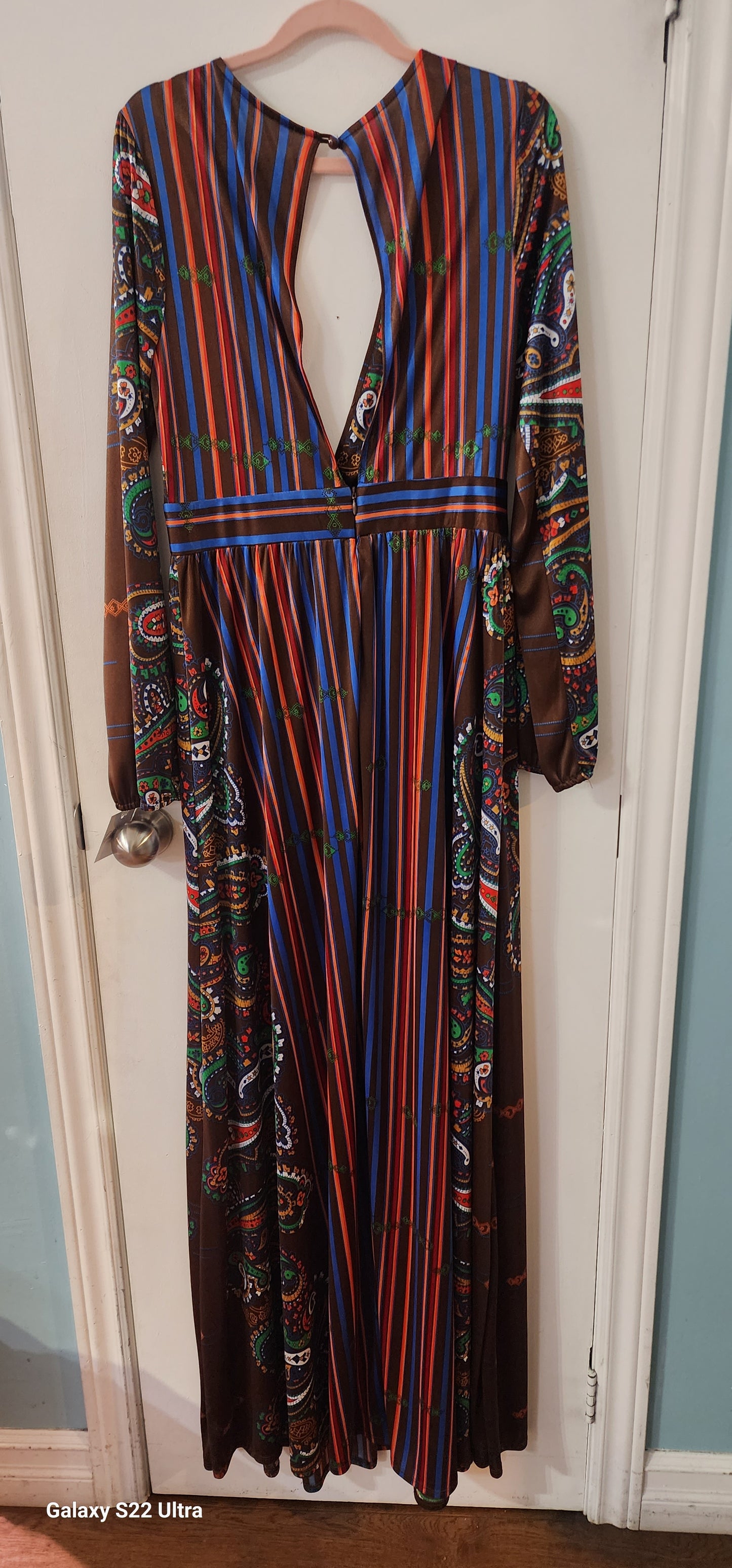 Dress Brown boho maxi dress