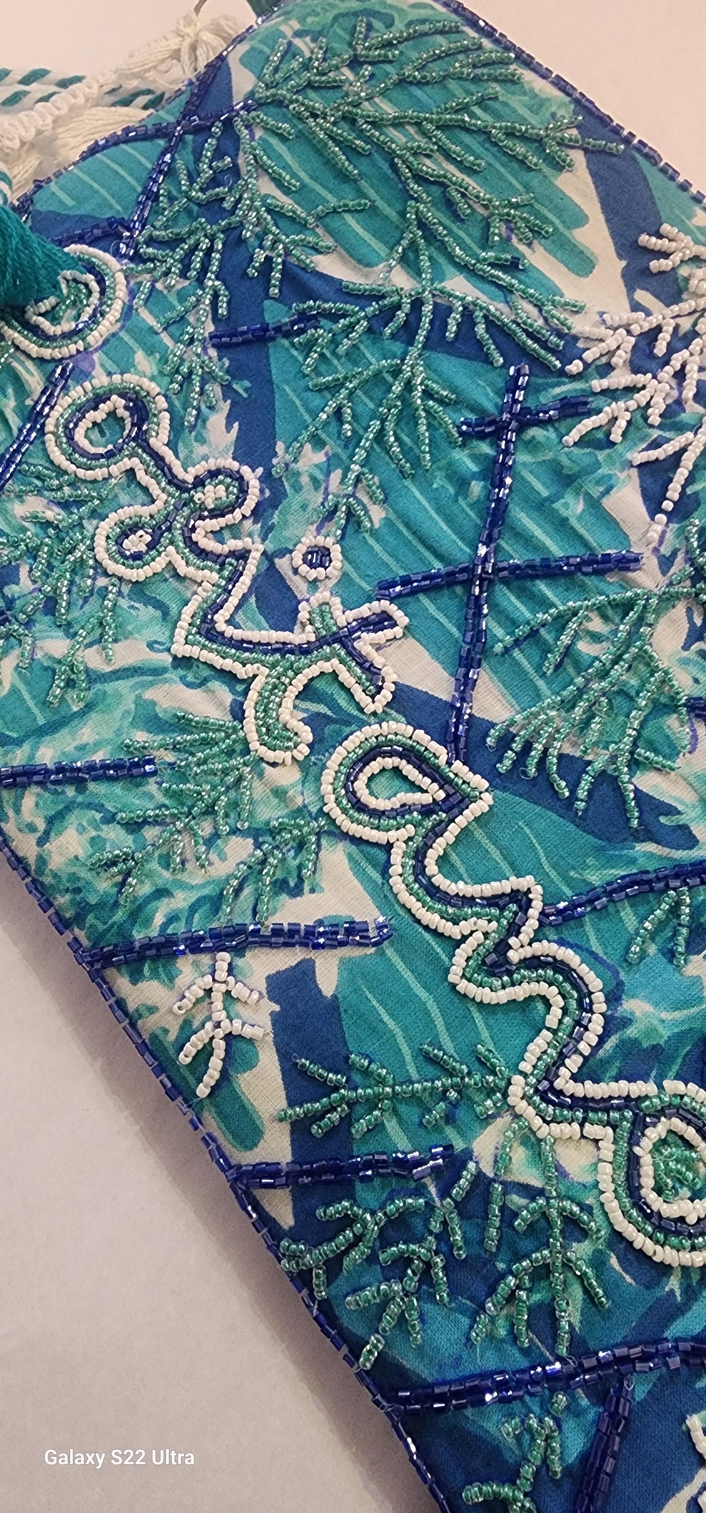 Bag Positano boho clutch with tassels