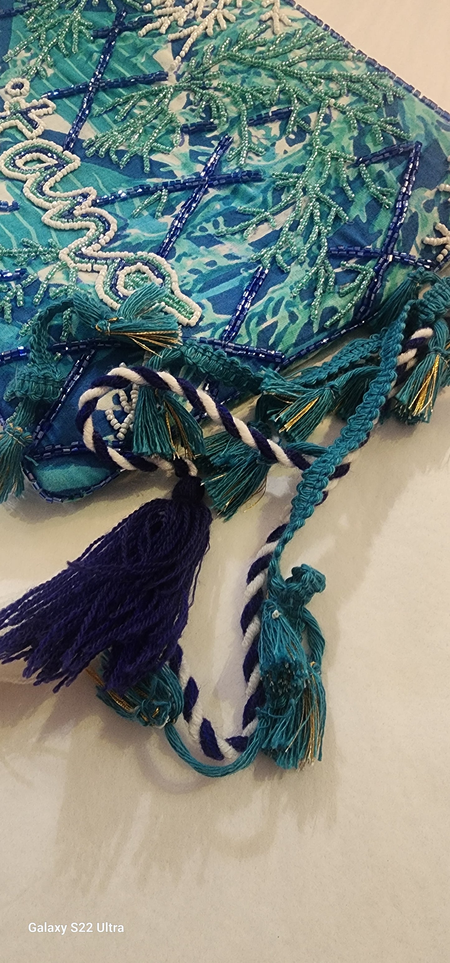 Bag Positano boho clutch with tassels