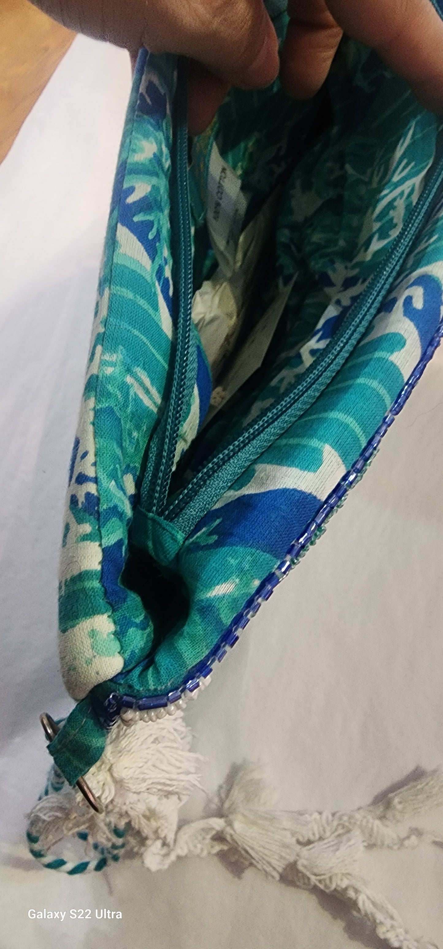 Bag Positano boho clutch with tassels