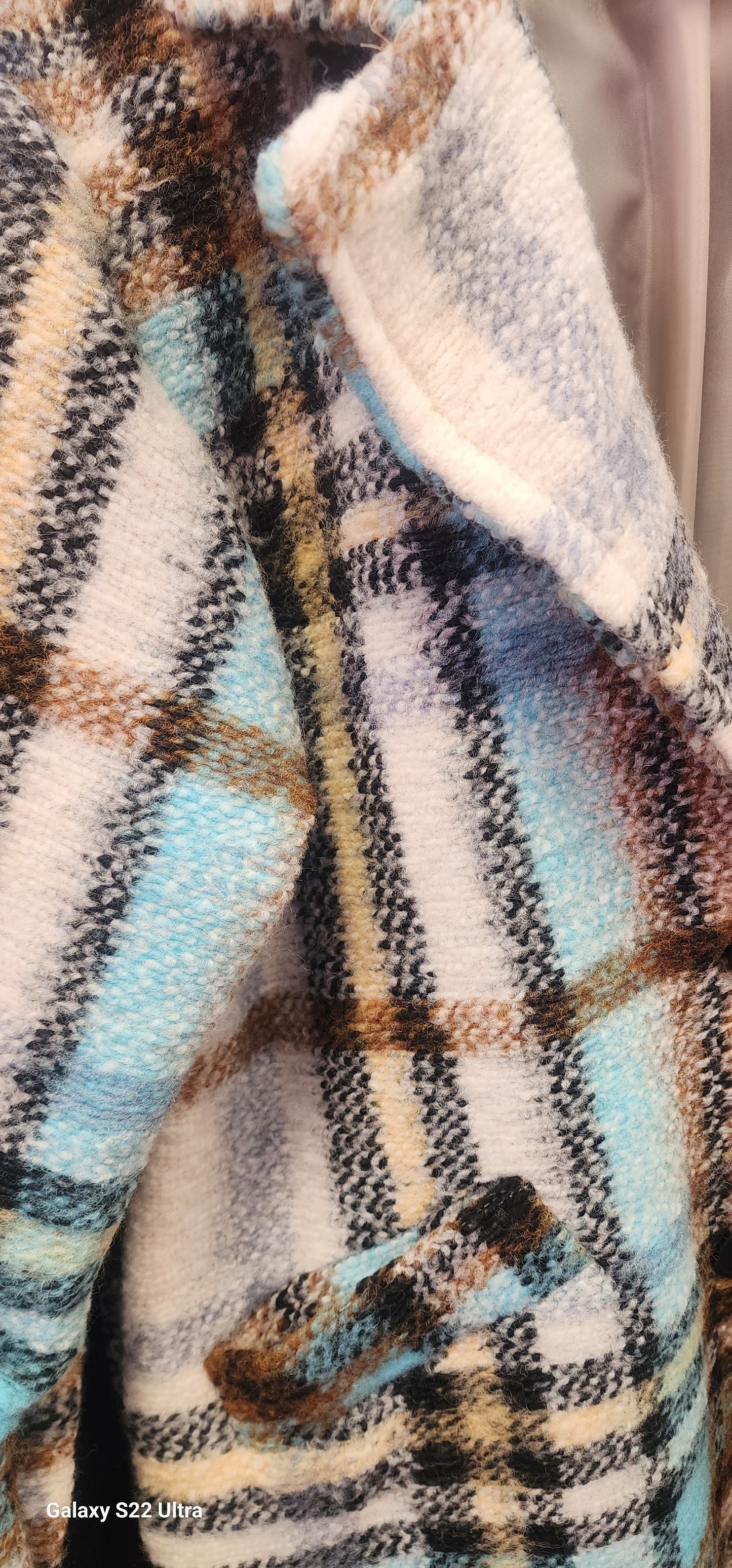 Ready-to-wear Blue Plaid Jacket