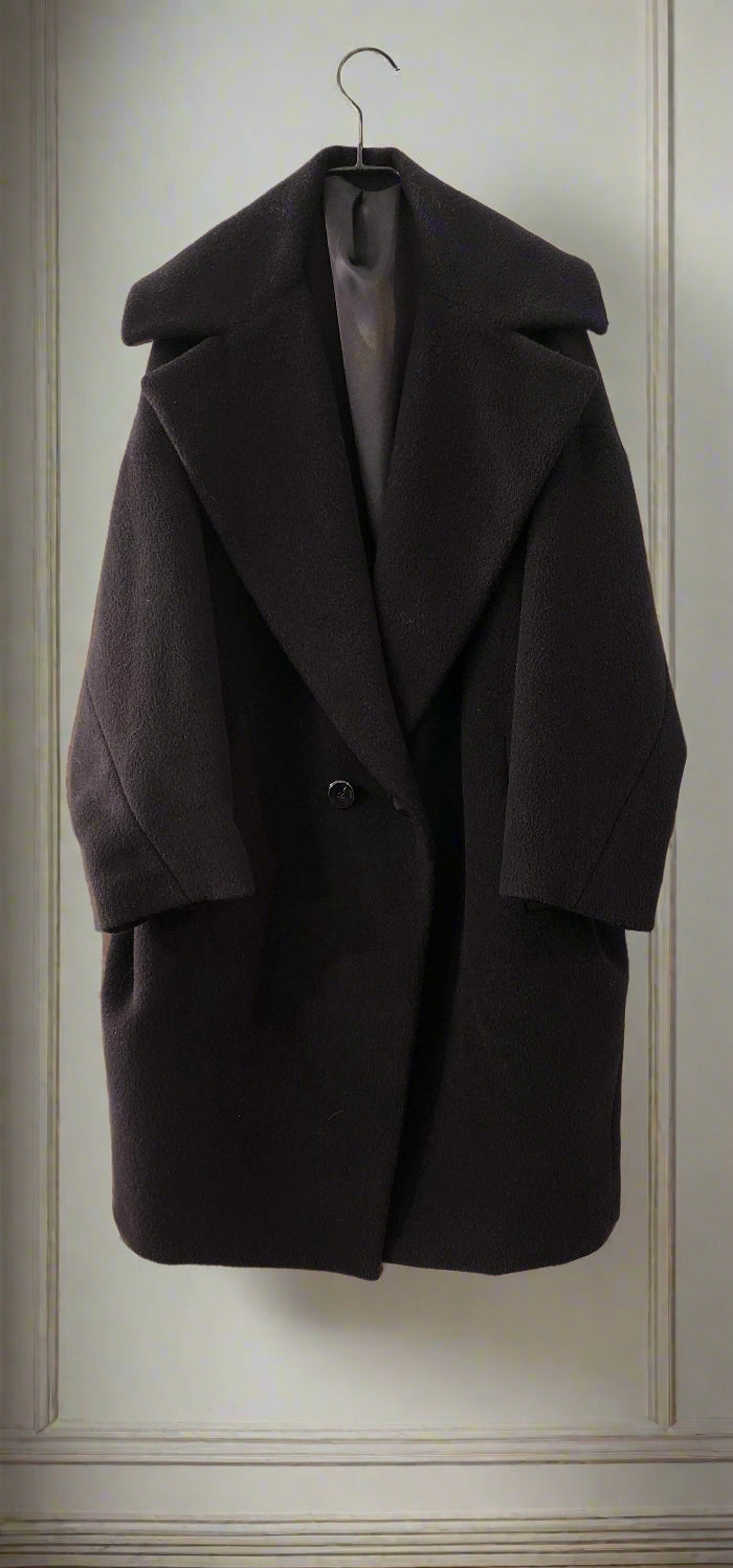 Coat Black Cashmere MM Icon