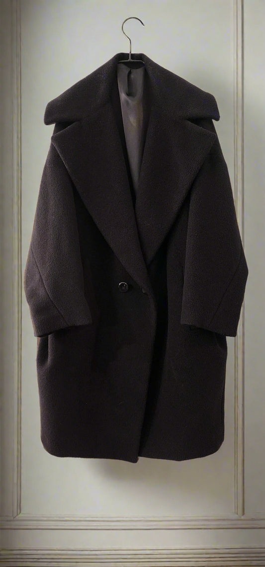 Coat Black Cashmere MM Icon