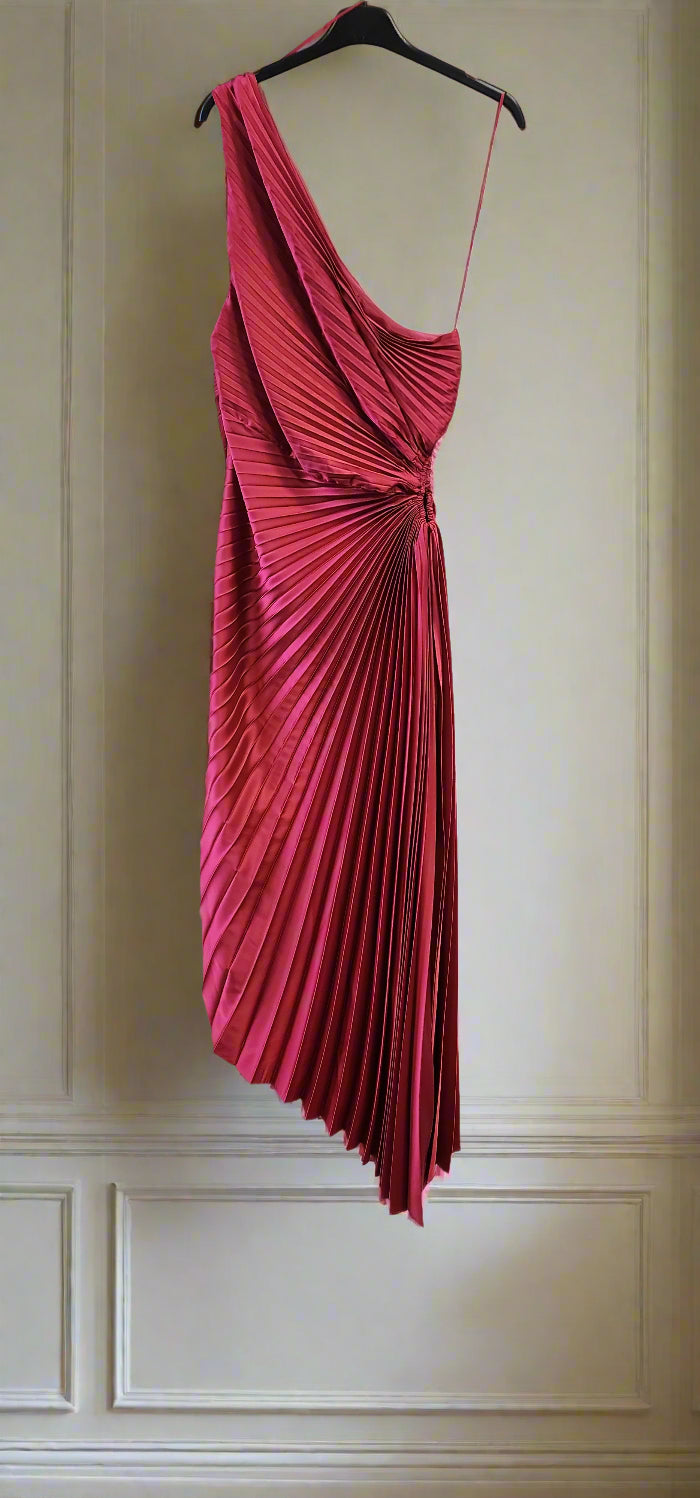 Dress Asymmetrical fan dress