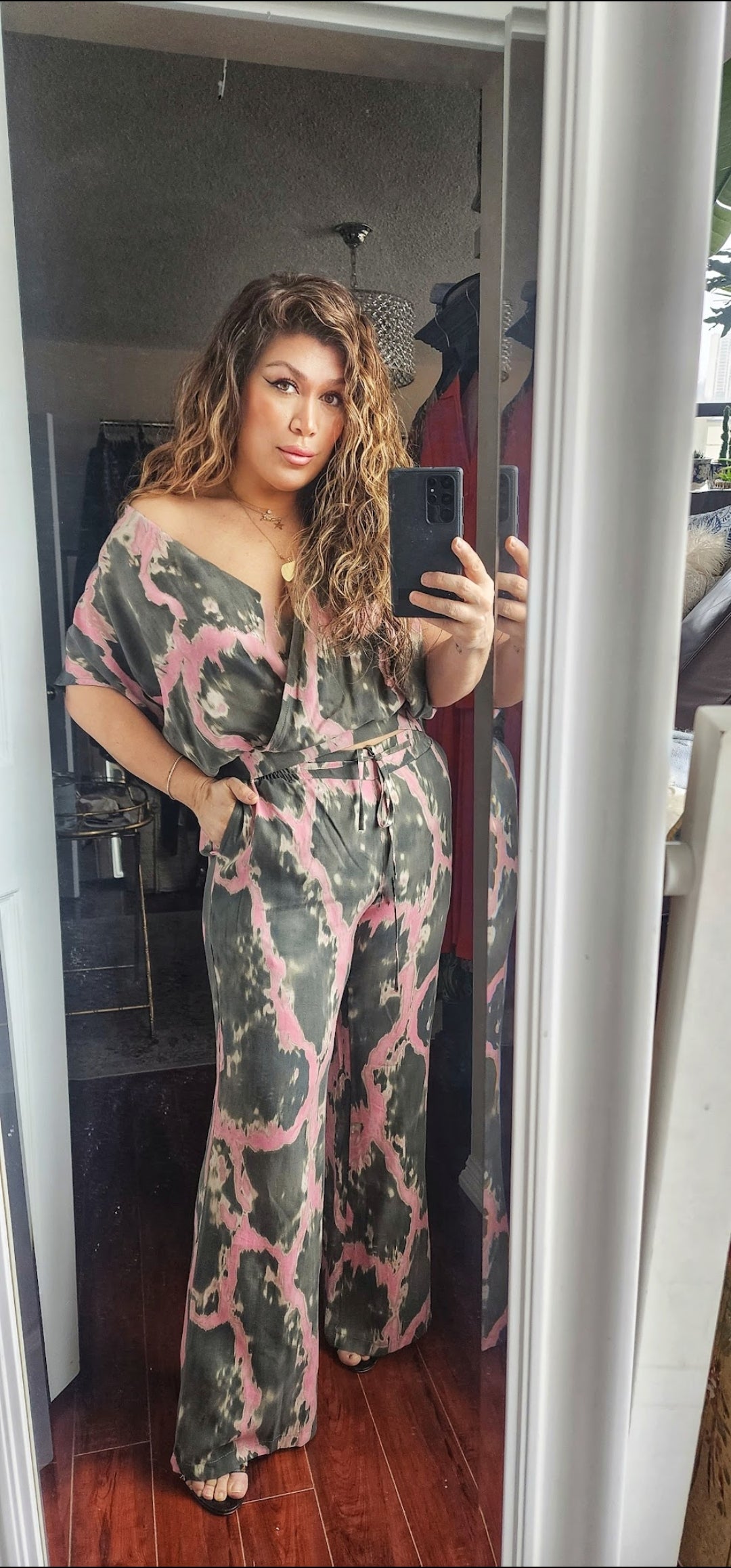 Barcelona Pink grey dye set