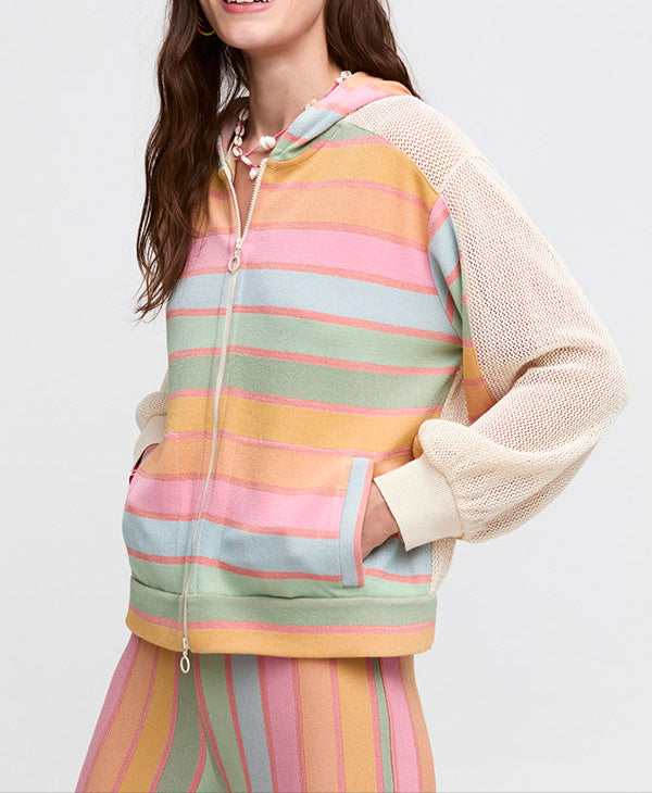 Barcelona 2025 candy stripe lounge set