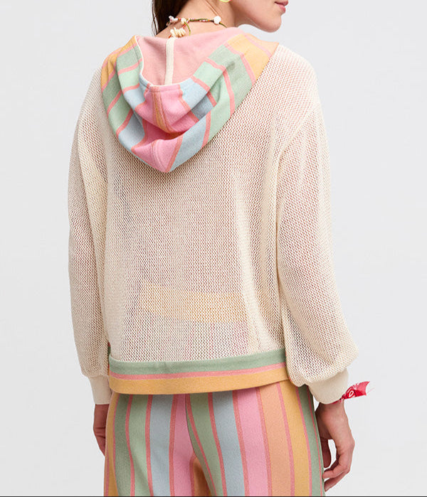 Barcelona 2025 candy stripe lounge set