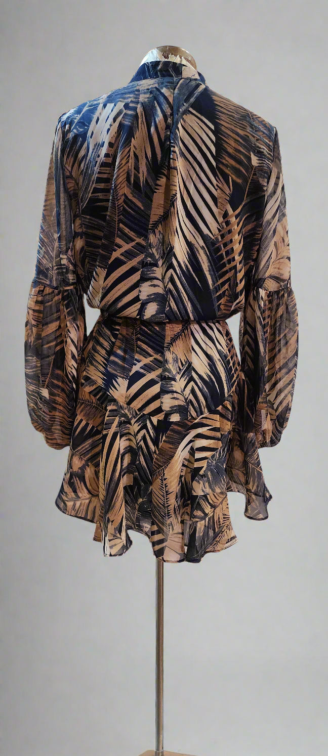 Dress Blousy short  with drawstring waist