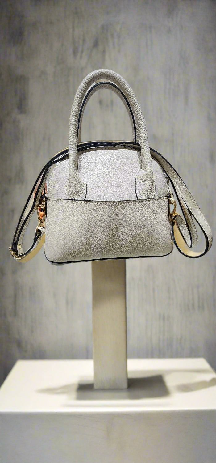 Bag OFF- white mini leather bag