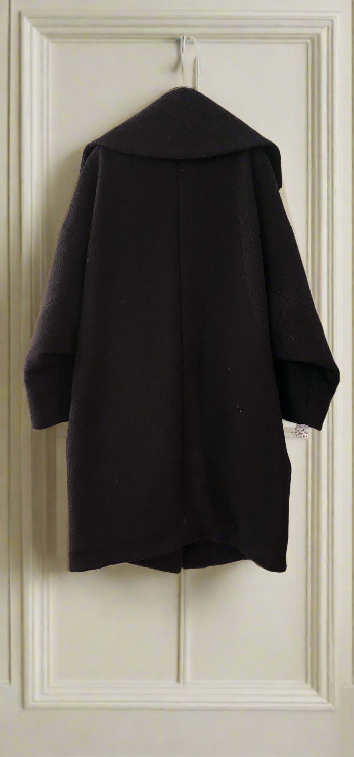 Coat Black Cashmere MM Icon